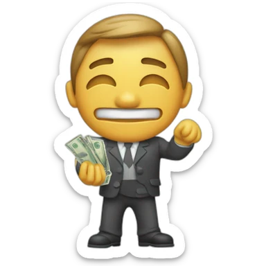 cotización de dinero en movimiento sticker