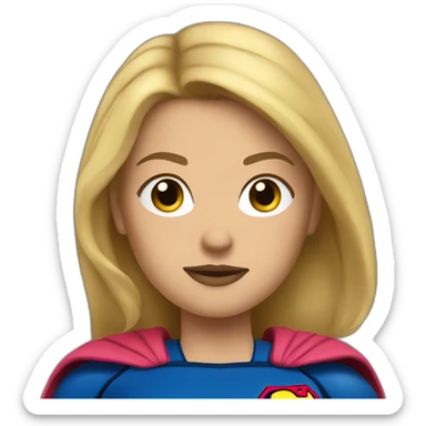 supergirl soldier sticker