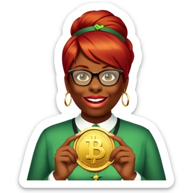 Golden Token sticker