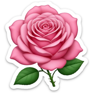 Eine Pfingstrose in rosa sticker