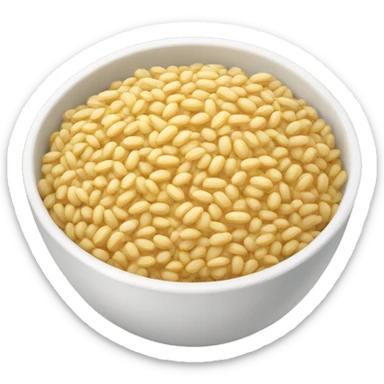 bowl of  barley sticker