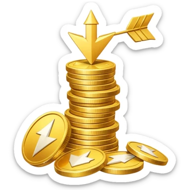 simple and clear emoji representing opening balance for a financial account sticker