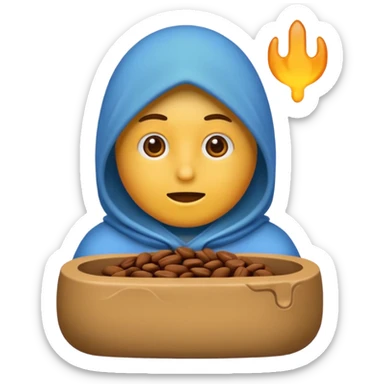 Une personne entraîne de faire caca sticker