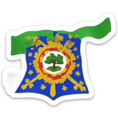 Auvergne flag sticker
