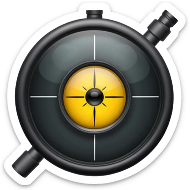 Sniper scope sticker