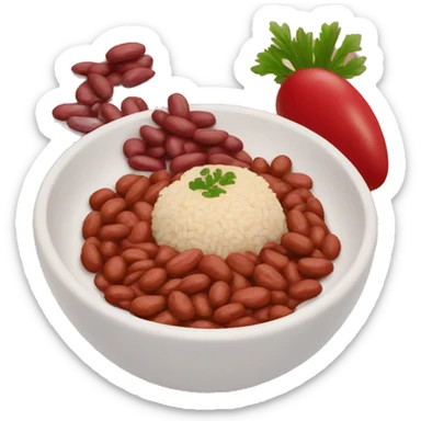 Red Beans and Rice with Chicken sticker