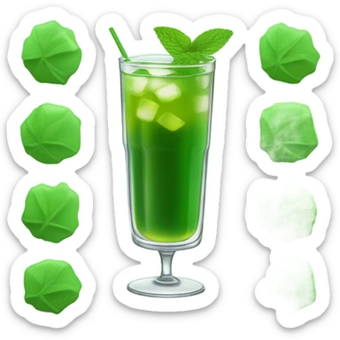 Lind x Matcha x Mint Iced Tea sticker