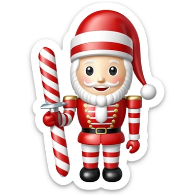 Peppermint nutcracker  sticker