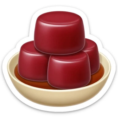 Red Bean Paste Jelly sticker
