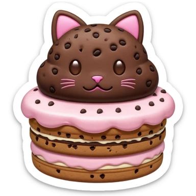 cookie cat sticker