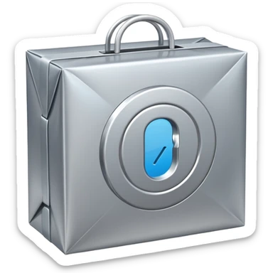 The percentage symbol on the package sticker