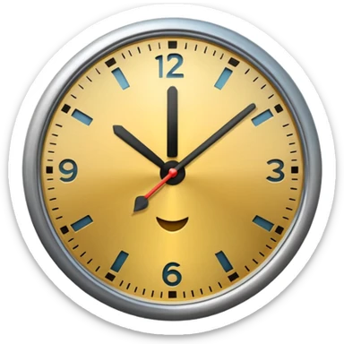 Clock it emoji  sticker