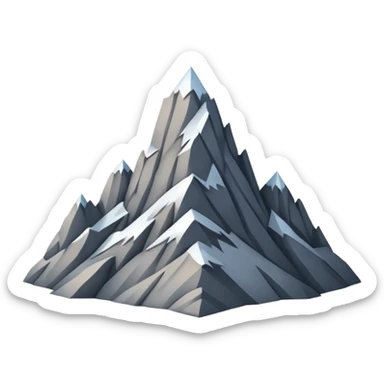A rocky mountain peak rising sharply into the sky.


















































 sticker