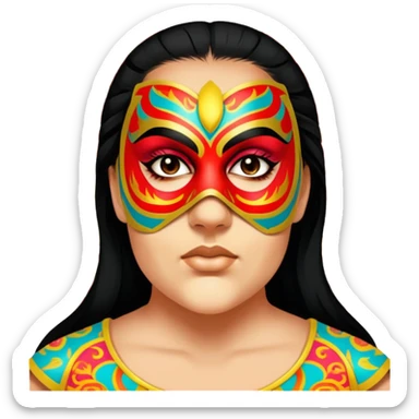 Luchador sticker