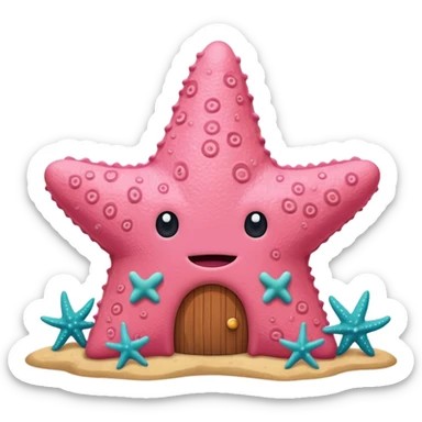 Generate Patrick star house sticker