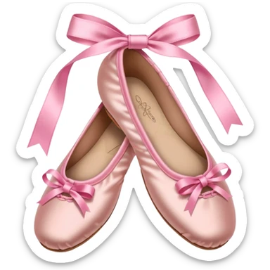 Ballet shoes: pink
 sticker