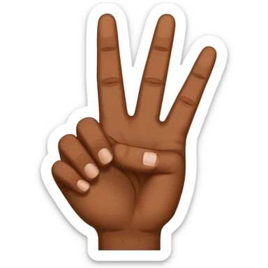 West side gang hand sign sticker