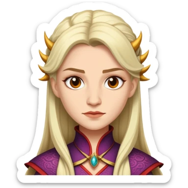 Alicent Hightower house of the dragon sticker