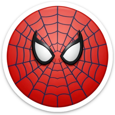 Tobey Maguire Spiderman logo with no spiderman sticker