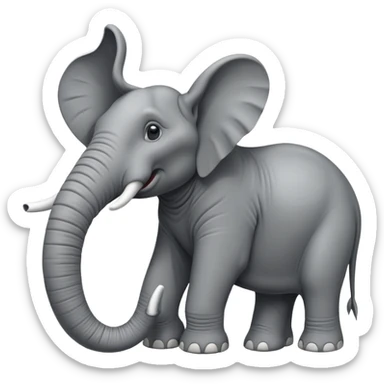 Trompa de elefante sticker