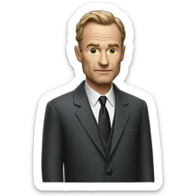 Oppenheimer from Christopher Nolan movie sticker