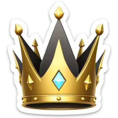 Fortnite victory royale crown signal projected in the sky, like Batman's bat signal but with the Fortnite crown sticker