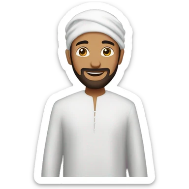 Musiala avec un qamis sticker