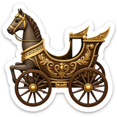 Roman chariot sticker