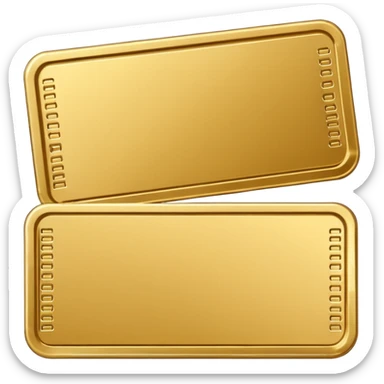 ticket d'or Wonka sticker