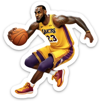 LeBron James sticker