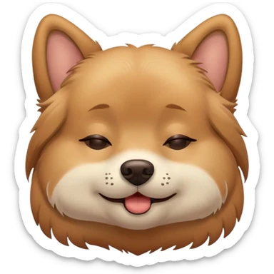 Happy dog commit suicide  sticker