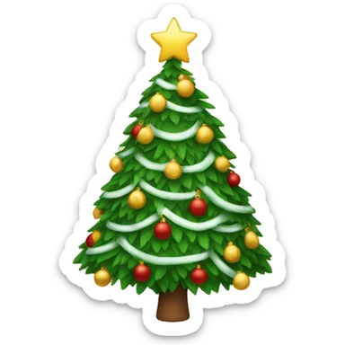 Chrismas tree  sticker