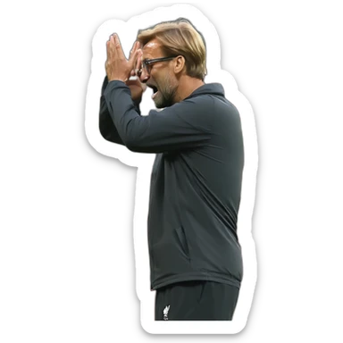 jurgen Klopp is doing "Italian chef's kiss" gesture sticker