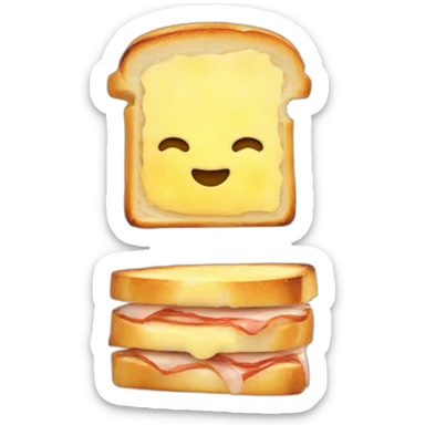 CroQue monsieur sticker
