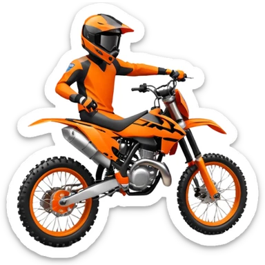 Dirt bike/ktm  sticker