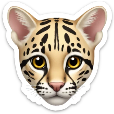 ocelot realistic sticker