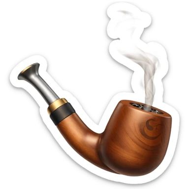 smoking pipe sticker