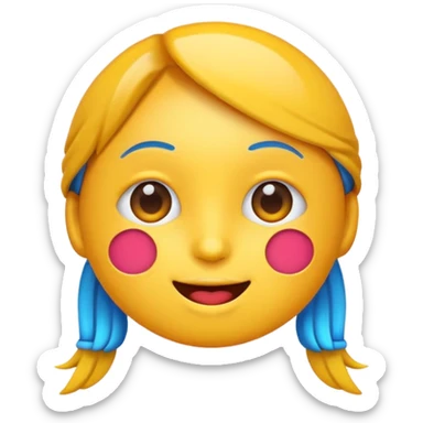 Emoji ai model sticker