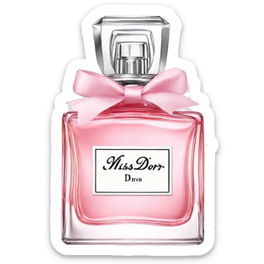 Miss dior perfume sticker