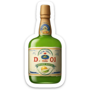 Bouteille de pastis 51 sticker