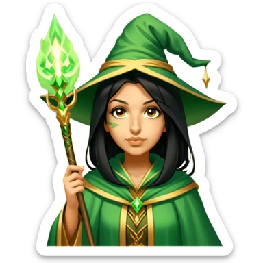 Verdant Wizard sticker
