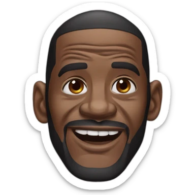 LeBron James mange du surimi sticker