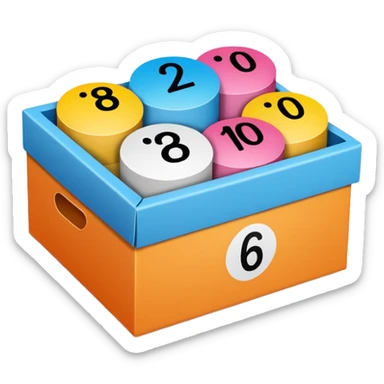 cartons de loto sticker