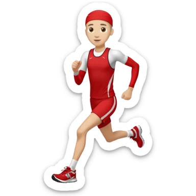 make a tall runner in red sticker