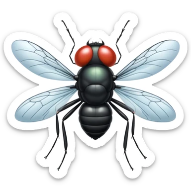 Fly sticker