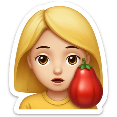 A seal having sex with a chimpanzee sticker