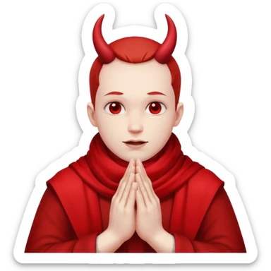 😈+🙏+🧣 sticker