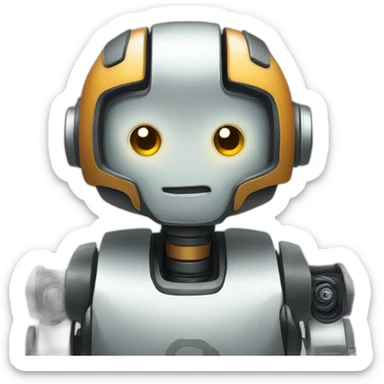favicon robot sticker
