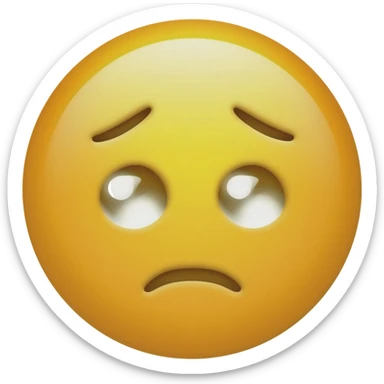 emoticones de aburrido sticker