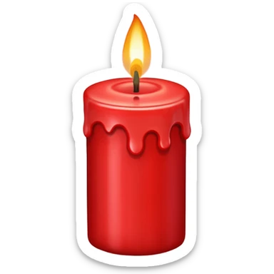 Sanguine candle sticker